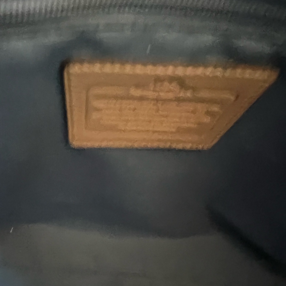 Coach Navy Blue Polyurethane Tote Bag - Picture 11 of 12